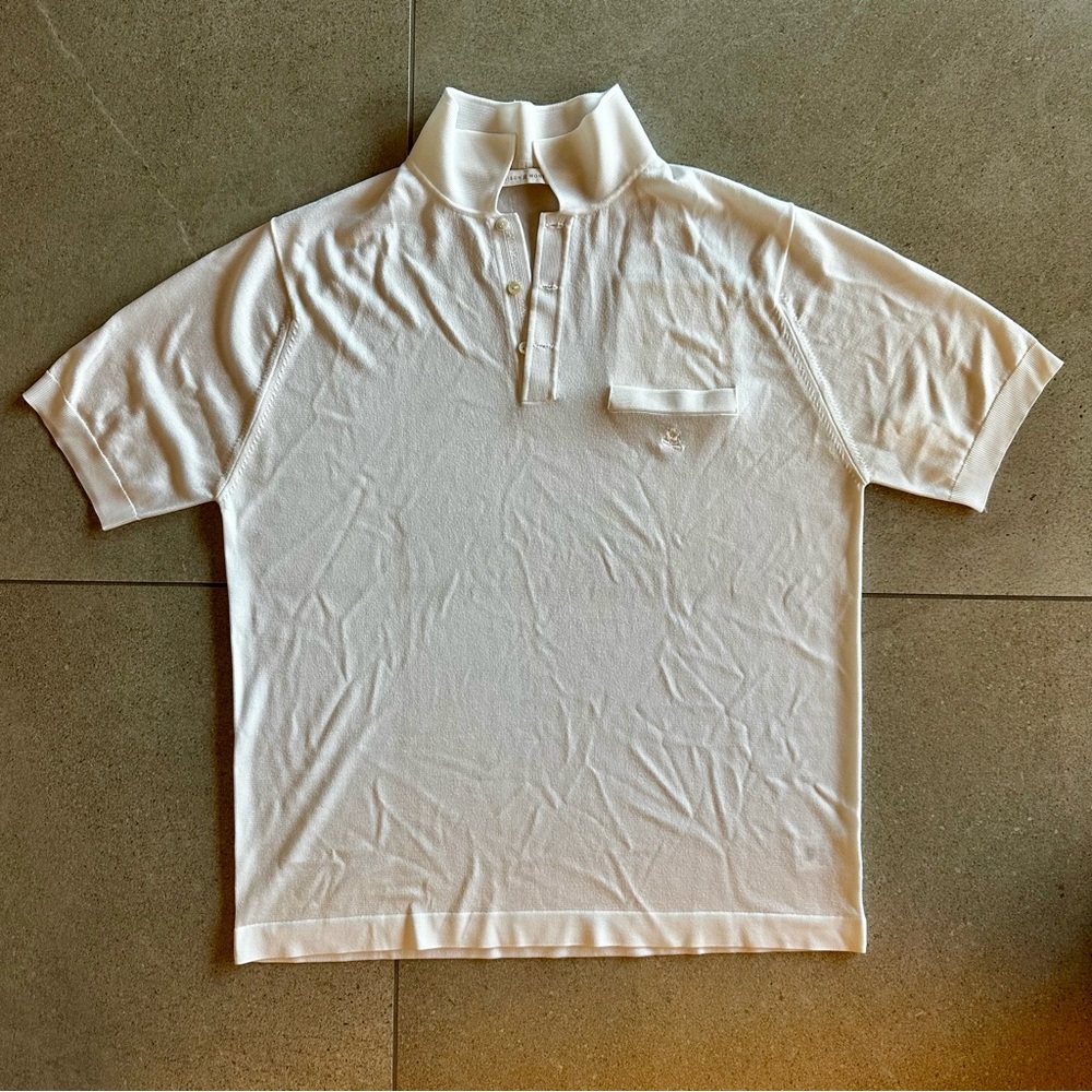 Maison Montagut Paris, NWOT, Polo Shirt, White, Large, Vadim